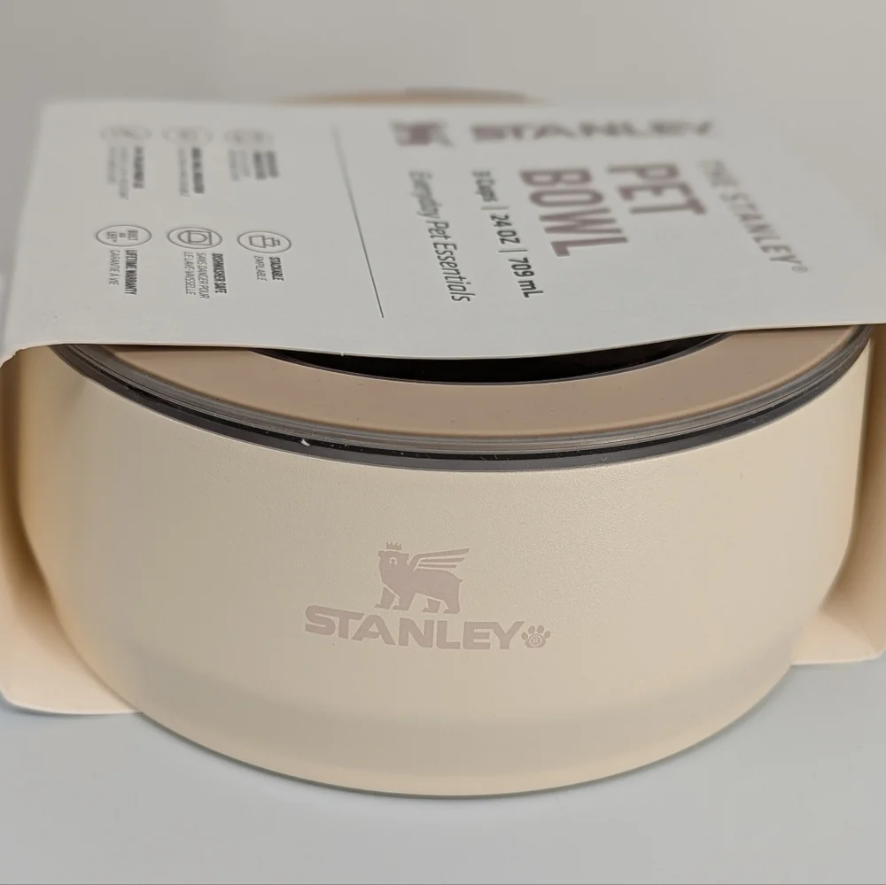 new dog pet bowl STANLEY Cream 3 cups 24oz insulated stainless steel